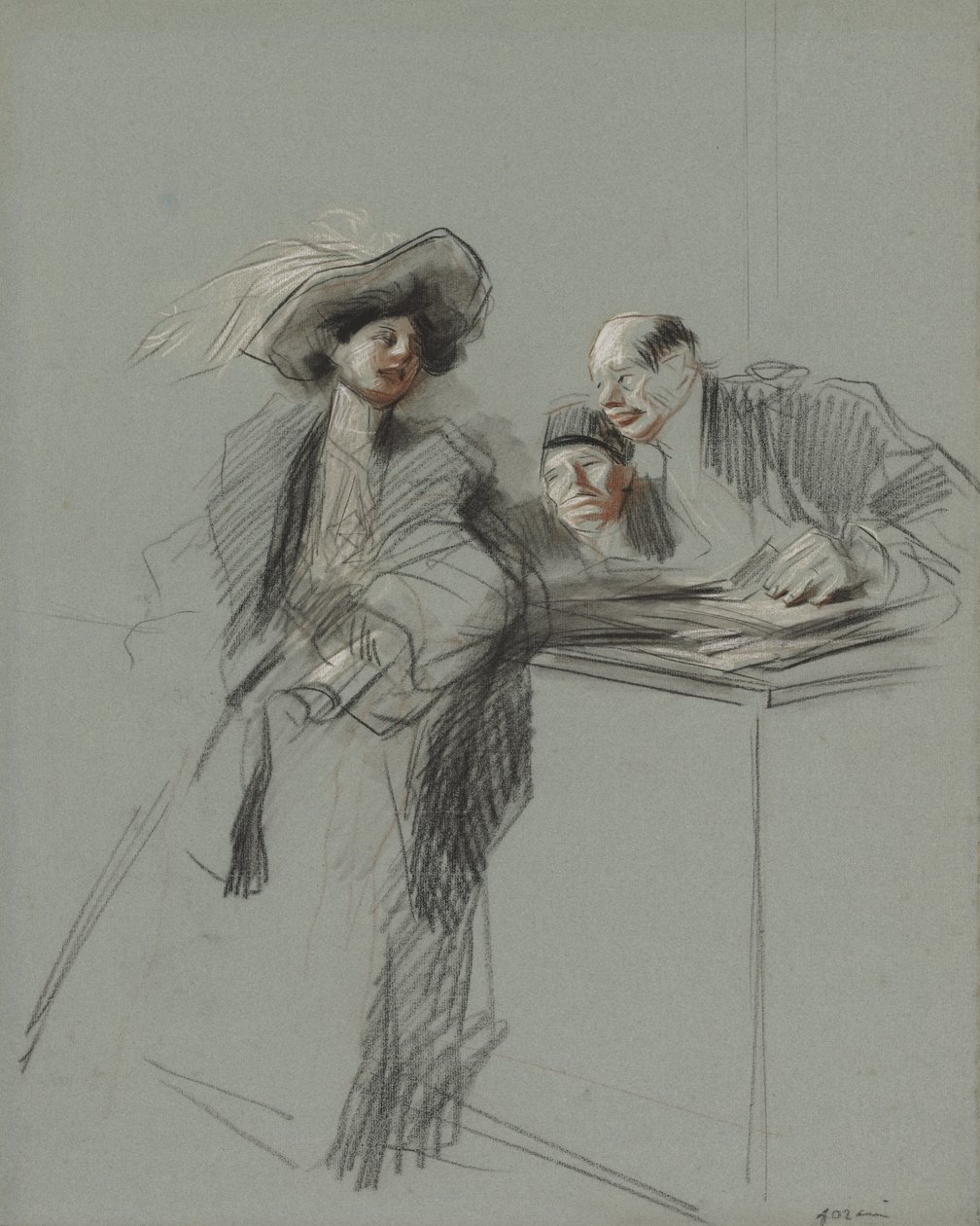 Der Klient von Jean Louis Forain