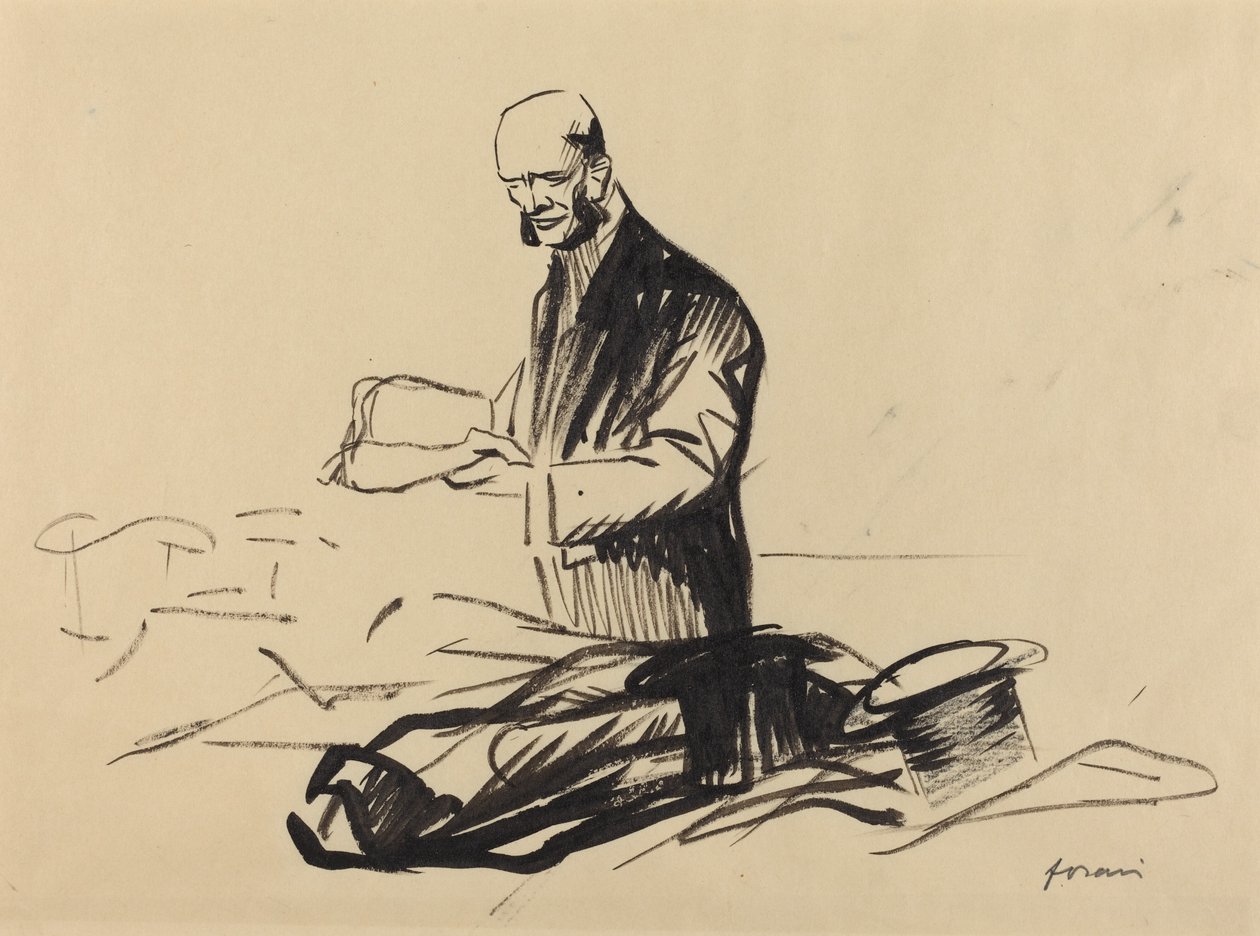 Der Hut von Marschall Foch, ca. 1914-1919 von Jean Louis Forain