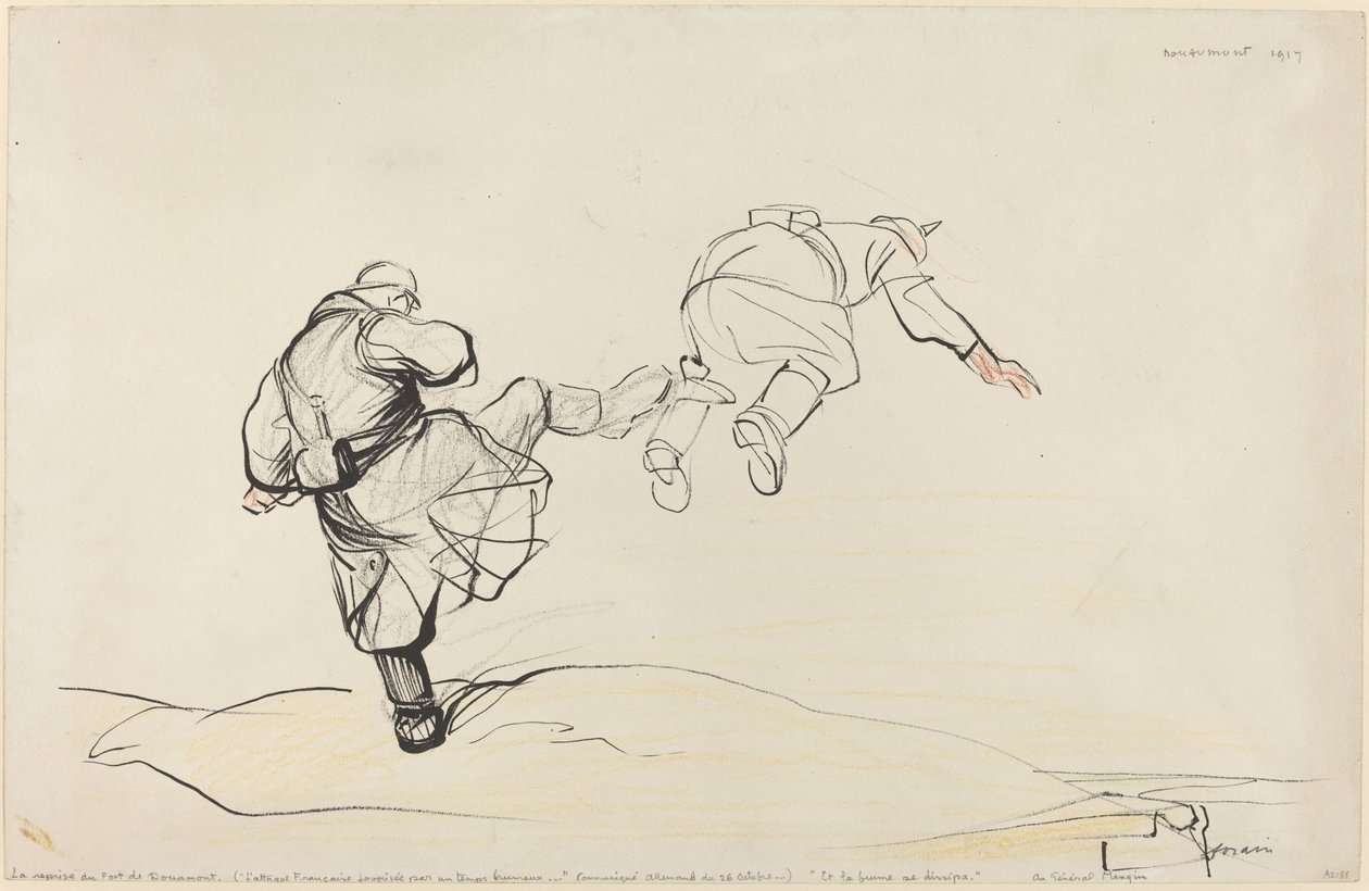 Die Einnahme von Fort Douaumont von Jean Louis Forain
