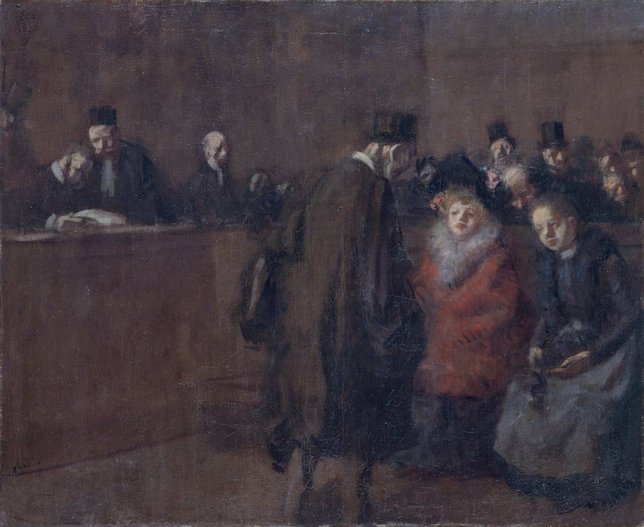 Die Gerichtsszene, 1910 von Jean Louis Forain