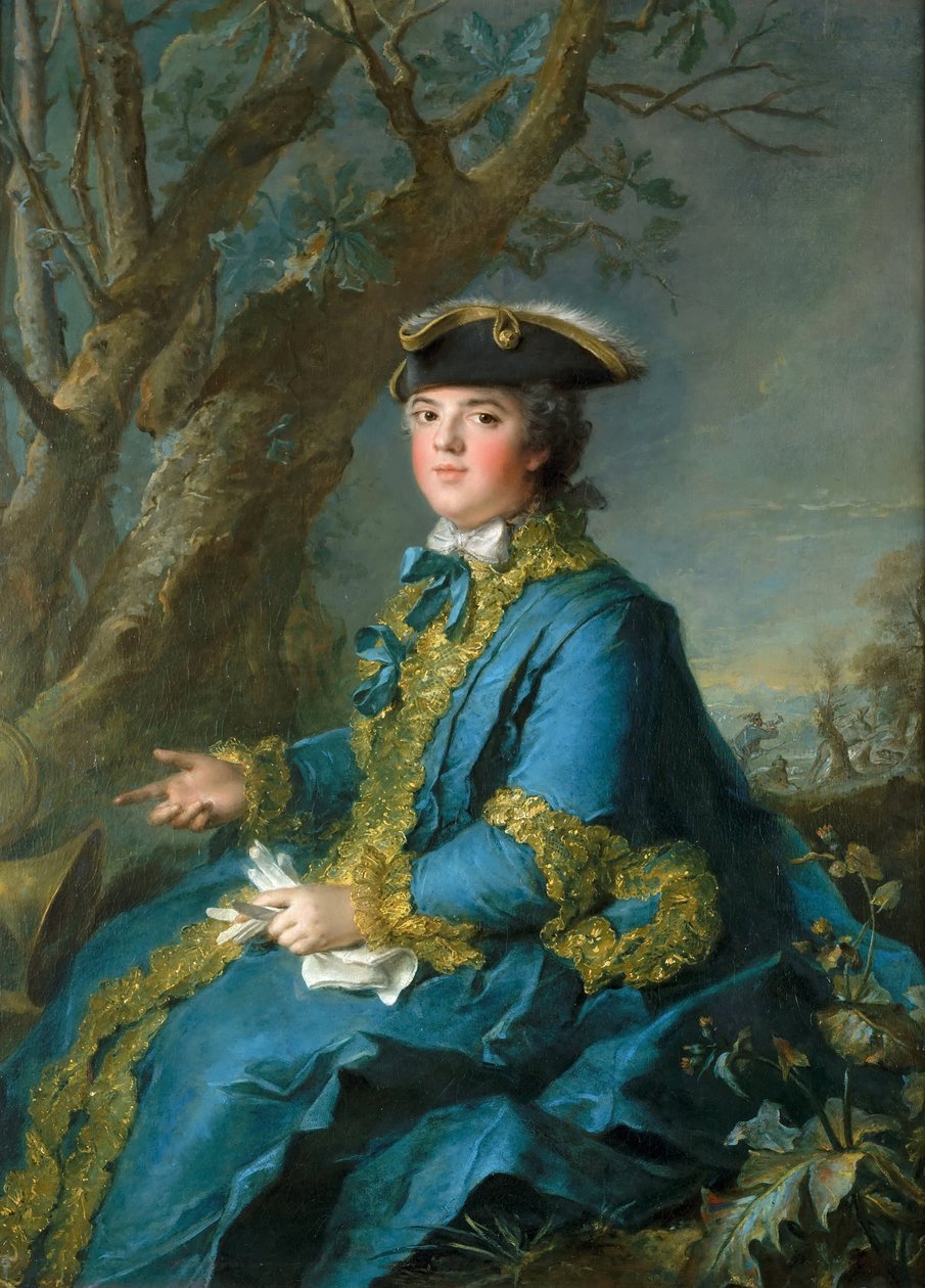 Louise Élisabeth von Frankreich 1727-1759, Herzogin von Parma von Jean Marc Nattier