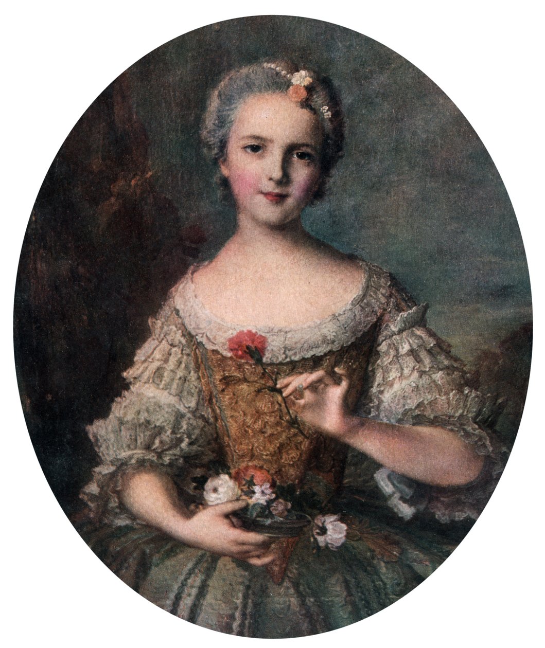 Madame Louise, Tochter von Ludwig XV., Mitte des 18. Jahrhunderts von Jean Marc Nattier