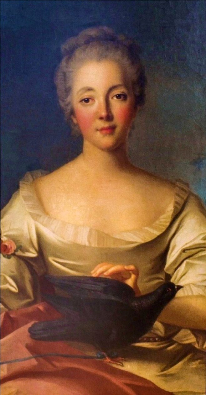 Porträt von Madame Louise Dupin (1706-1799) von Jean Marc Nattier