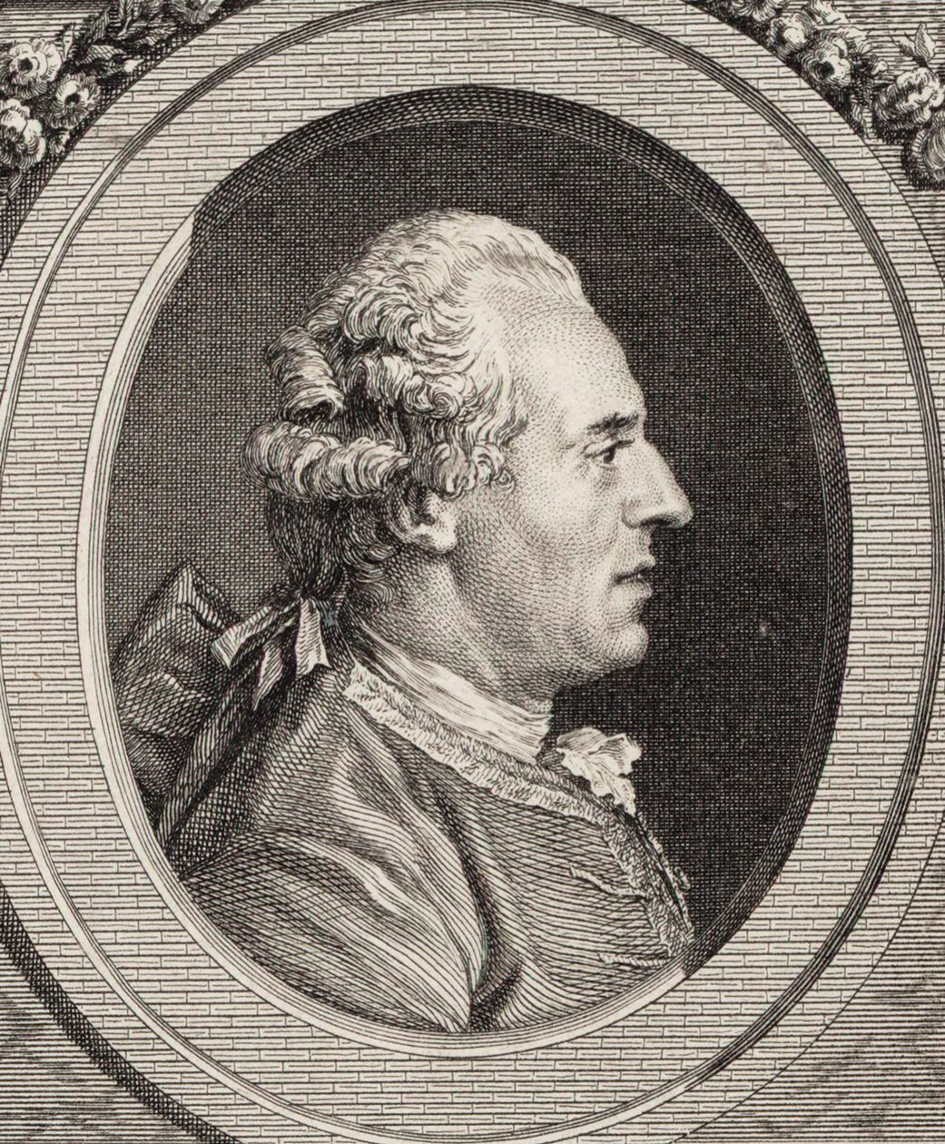 Porträt des Geigers und Komponisten Jean Joseph Cassanéa de Mondonville 1711-1772 von Jean Marie Delatre