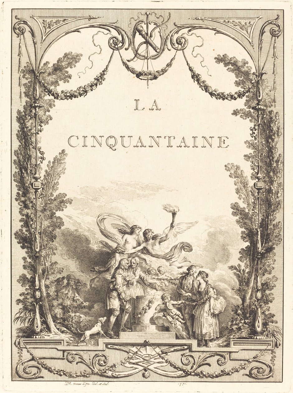 La cinquantaine von Jean Michel Moreau