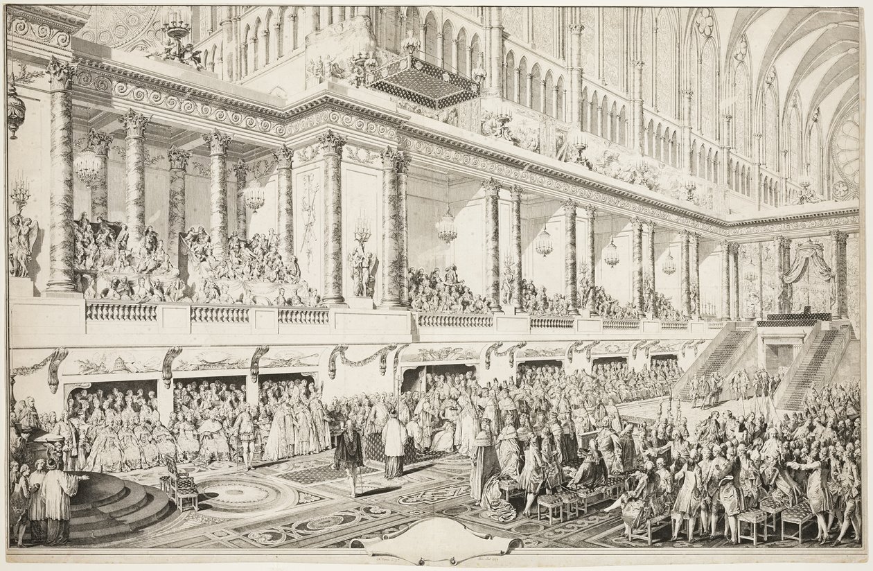 Eid von Ludwig XVI. bei seiner Investitur von Jean Michel Moreau