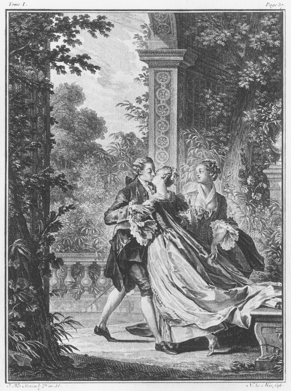 Der erste Kuss der Liebe, Band I, Seite 37, Illustration aus 