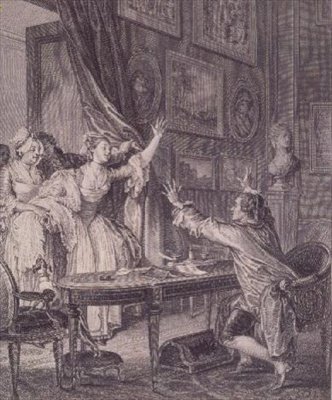 Es ist ein Junge, graviert von P.C. Baquoy (1759-1829) von Jean Michel the Younger (after) Moreau