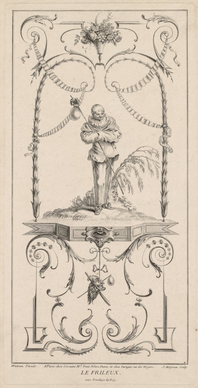 Le Frileux, Arabesque von Jean Moyreau
