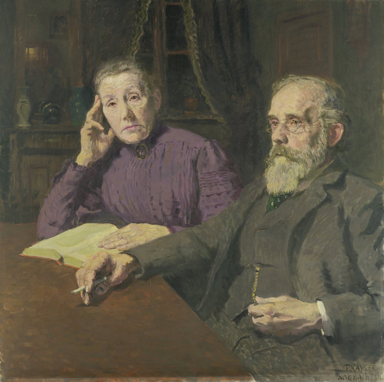 Die Eltern des Künstlers von Jean Paul Kayser