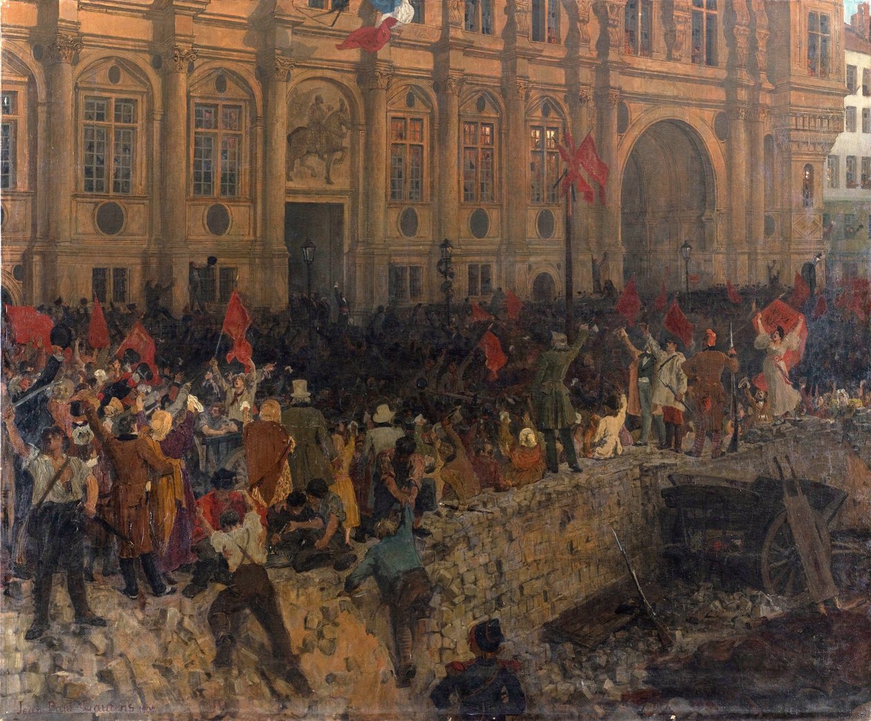 Proklamation der Republik am 24. Februar 1848, ca. 1902 von Jean Paul Laurens