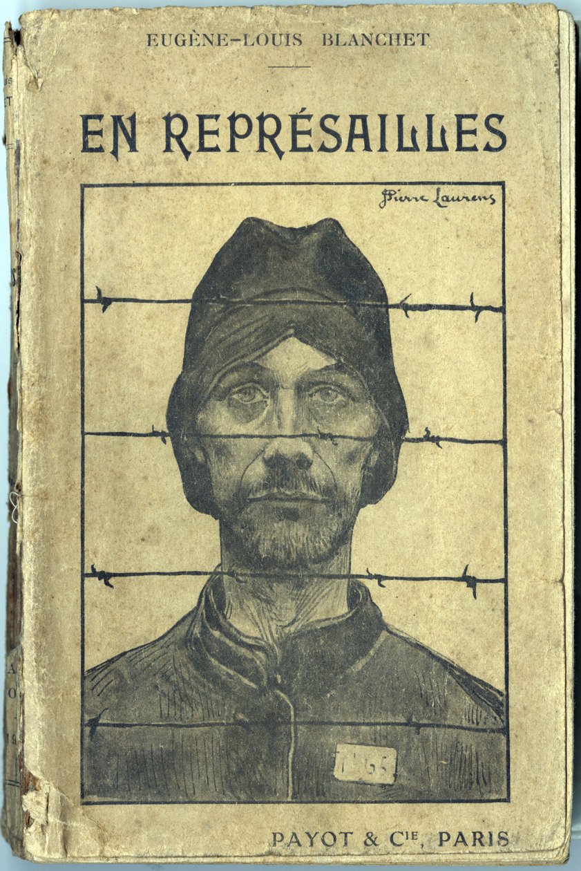 Titelblatt, „En reprisailles“, von Eugene-Louis Blanchet, Illustration von Jean-Pierre Laurens (1875-1933). Editions Payot et Compagnie, Paris von Jean Pierre Laurens