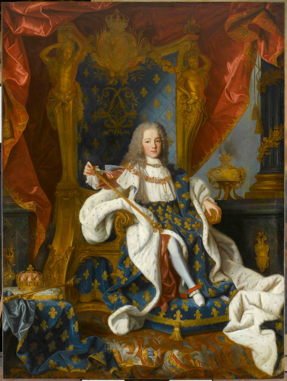 Porträt von Ludwig XV. 1710-1774 König von Frankreich, im Alter von 9 Jahren, 1719 von Jean Ranc