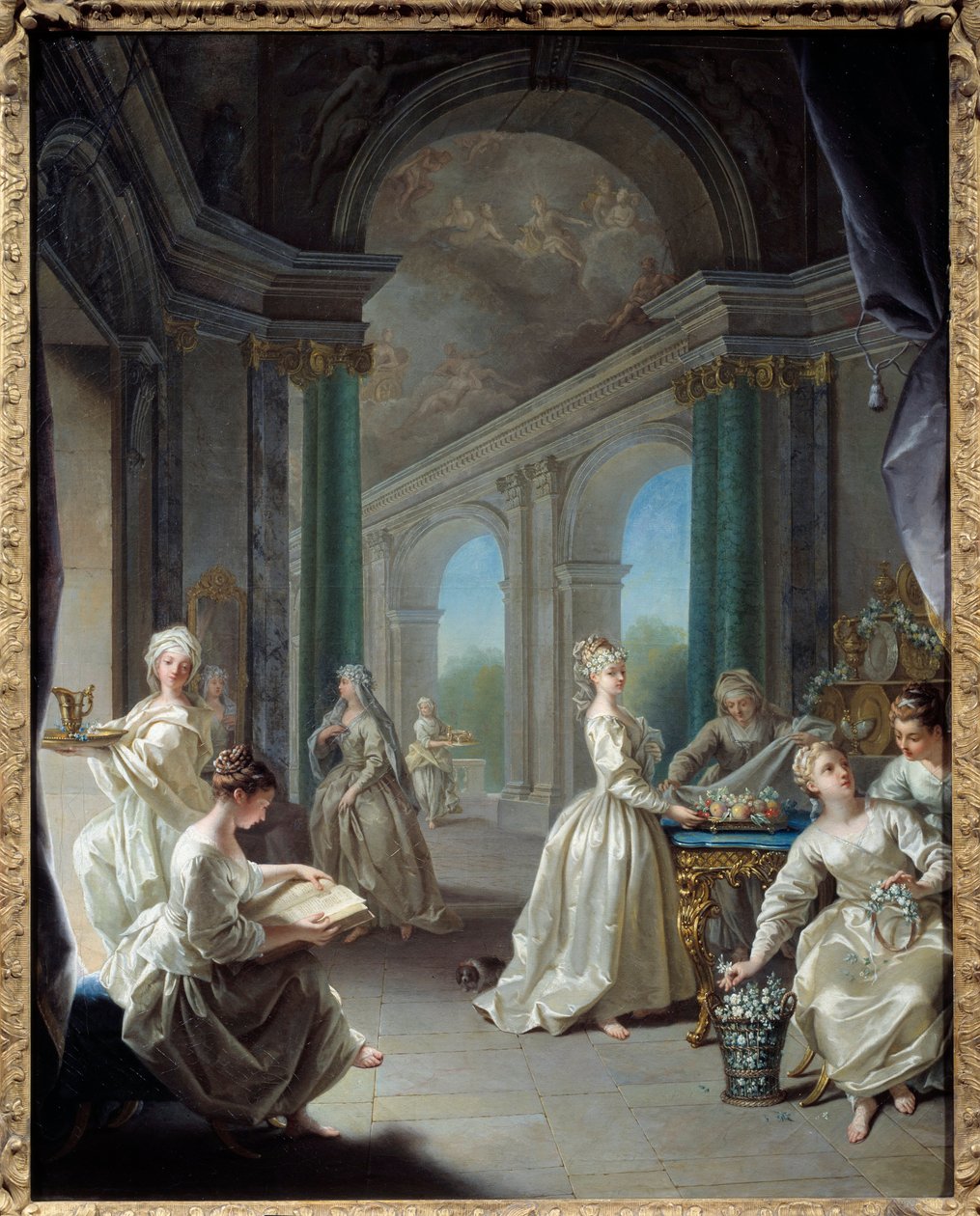 Moderne Jungfrauen von Jean Raoux