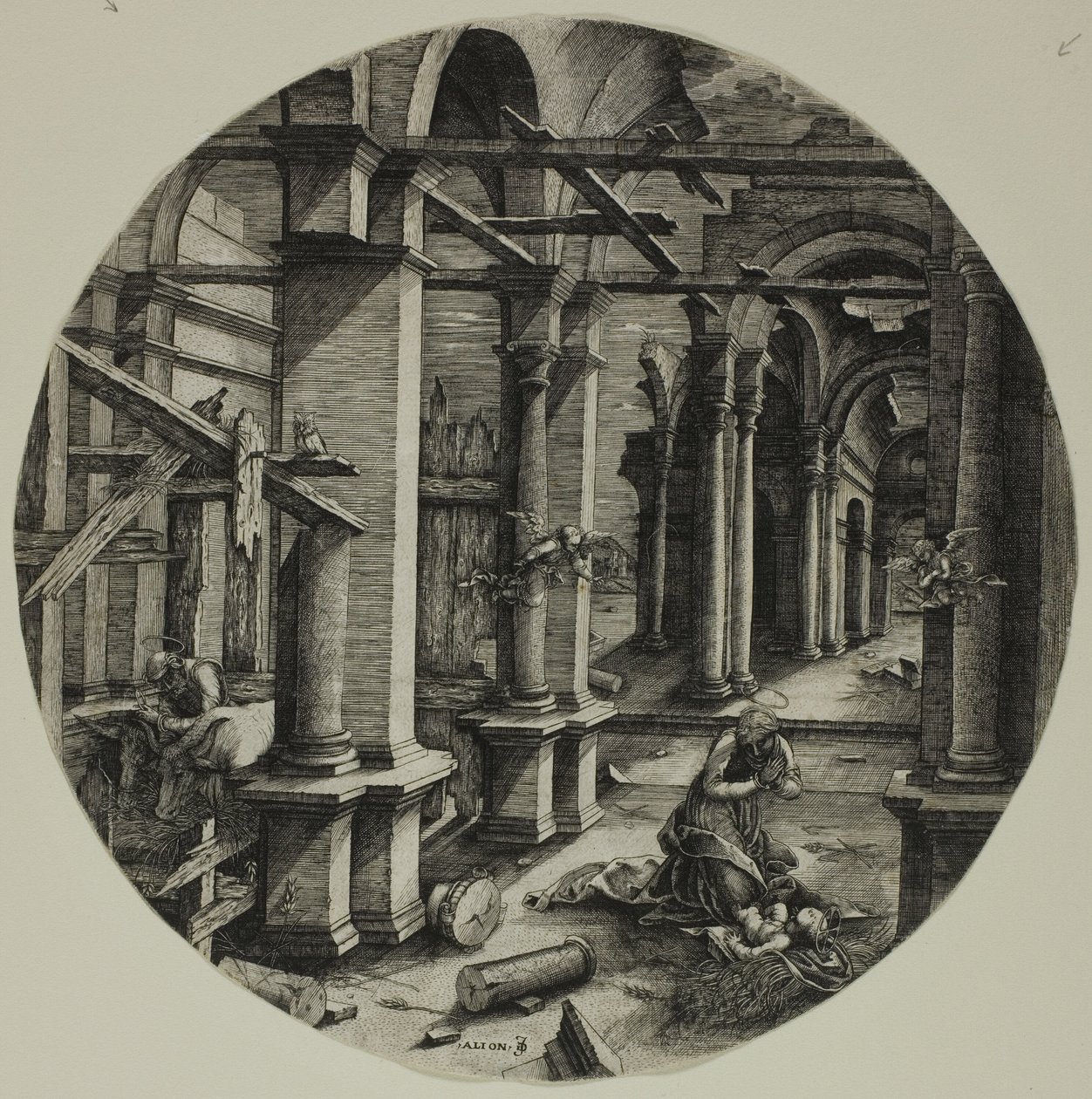 Der Stall in Bethlehem von Jean de Gourmont