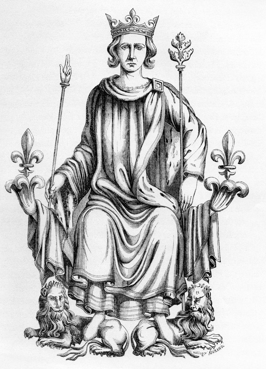 Karl VI., König von Frankreich, Illustration aus 