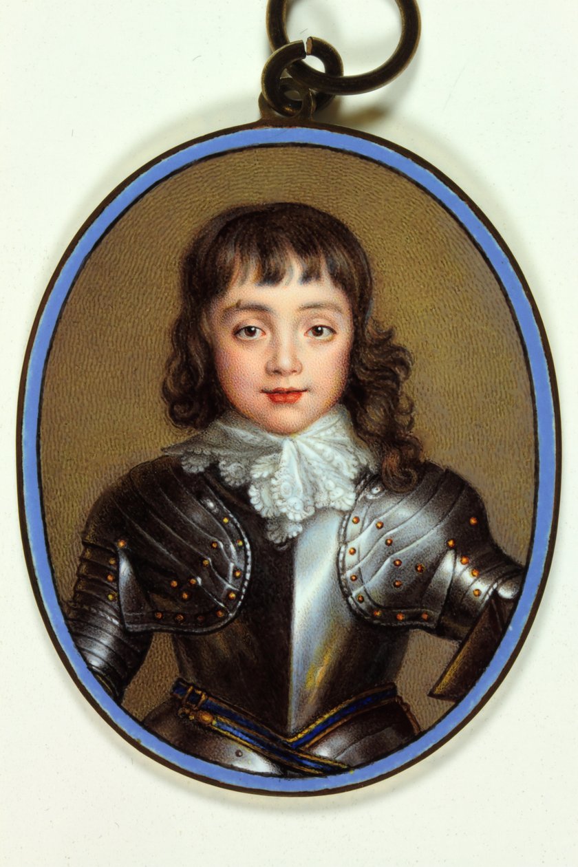 Charles, Prinz von Wales, später Charles II von Jean the Elder Petitot