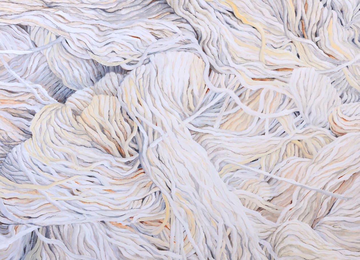 Wollweiß, 2013 von Jeanne Maze