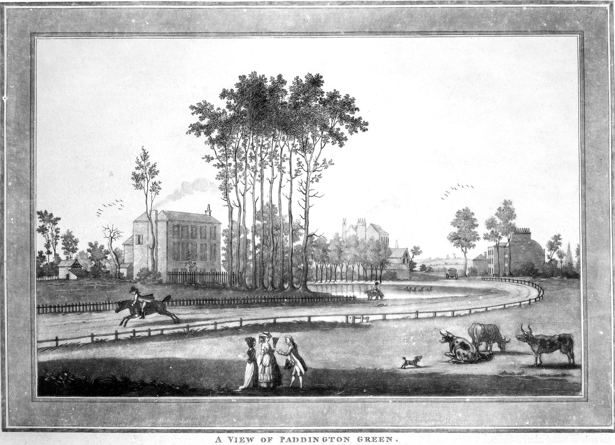 Ein Blick auf Paddington Green, 1782-3 von Jefferyes Hammett O