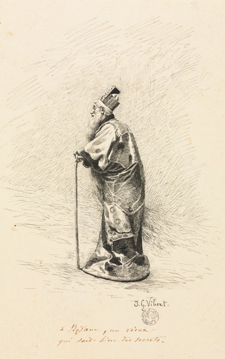 Studie für den Magier in "Conte de Fée" (Märchen) von Jehan Georges Vibert