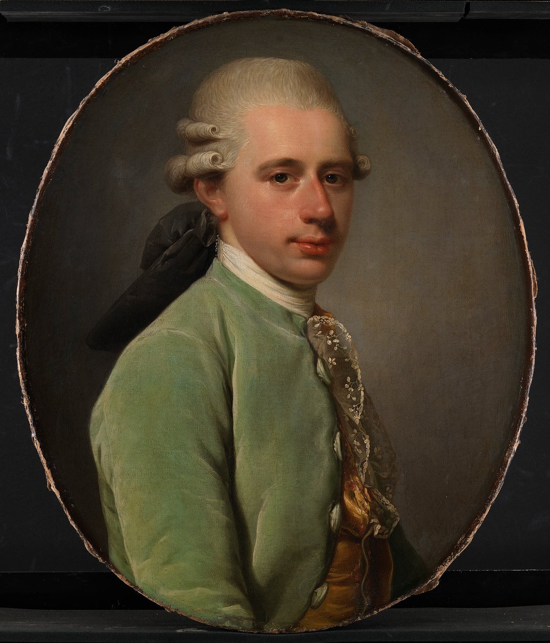 Generaldirektor der Post Frederik Hauch als junger Mann von Jens Juel