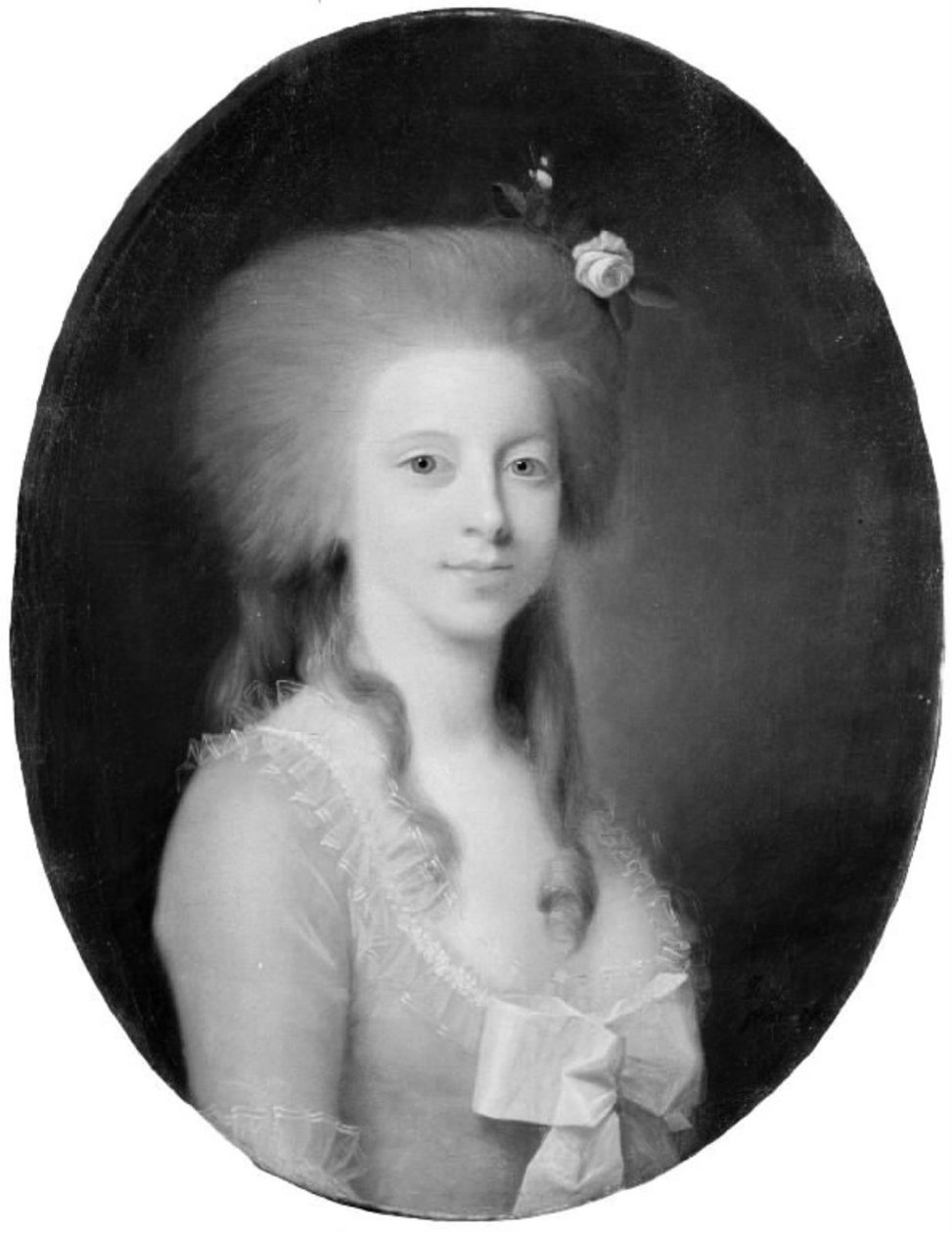 Gräfin Margarethe Moltke, geb. Løvenskiold von Jens Juel