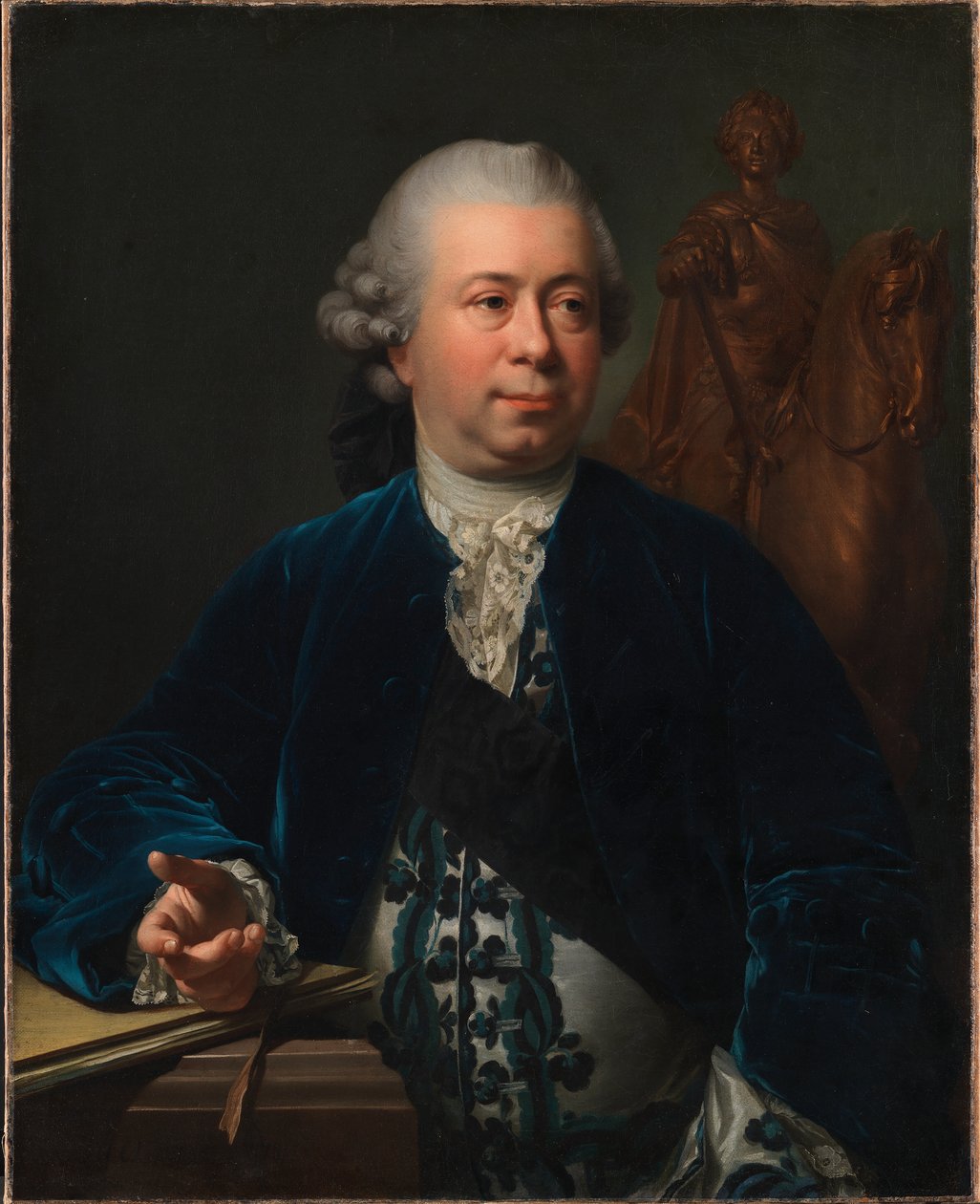 Der Bildhauer Jacques-François-Joseph Saly von Jens Juel