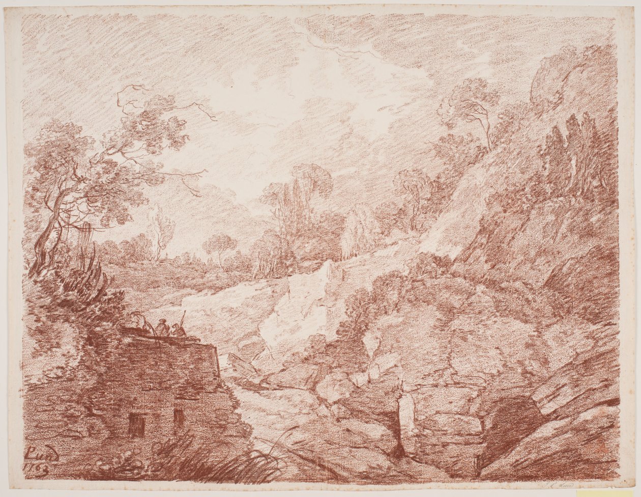 Italienische Fantasielandschaft von Jens Petersen Lund