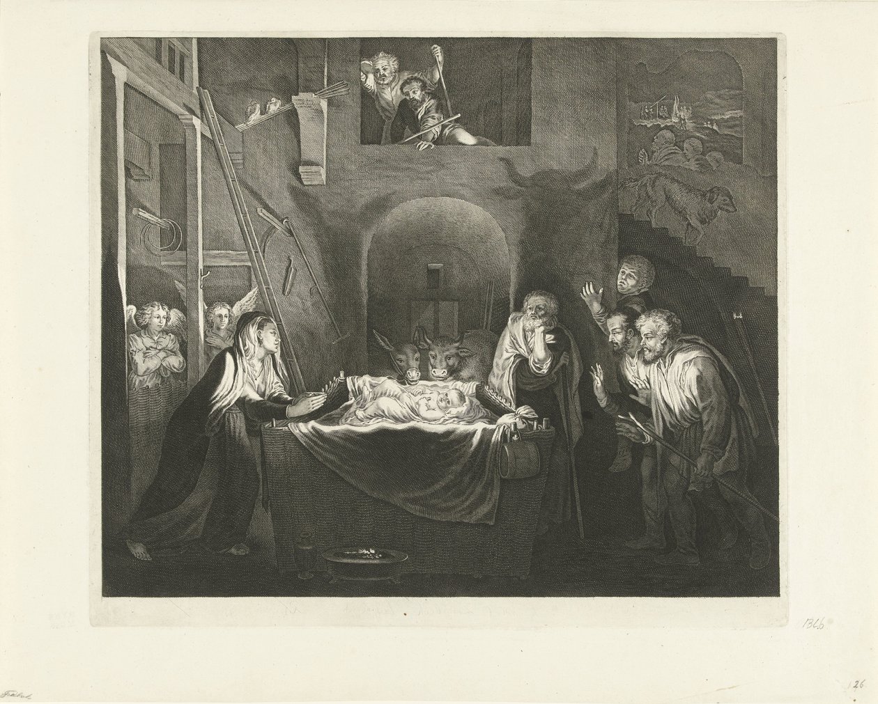Anbetung der Hirten von Jeremias Falck