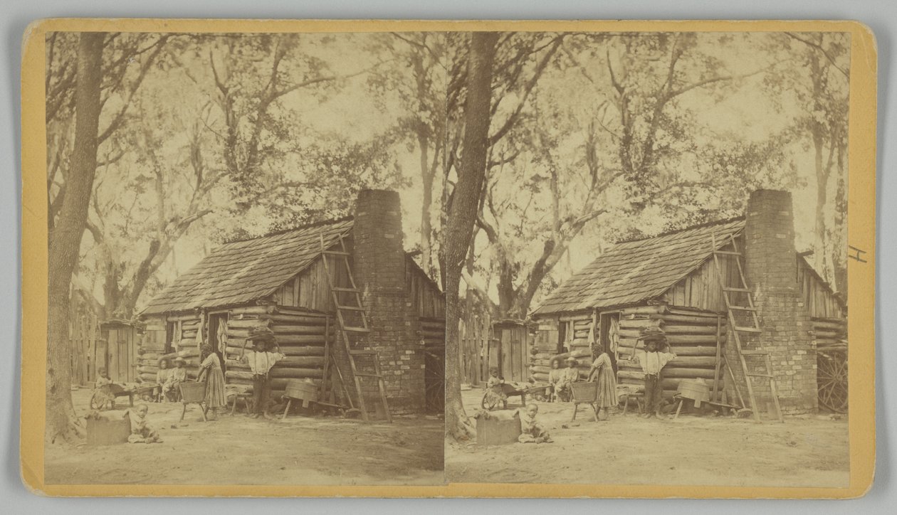 Alle Leute zu Hause, Plantagenszene von Jerome Nelson Wilson