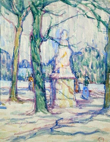 Im Luxemburger Garten, ca. 1911 von Jessica Stewart Dismorr