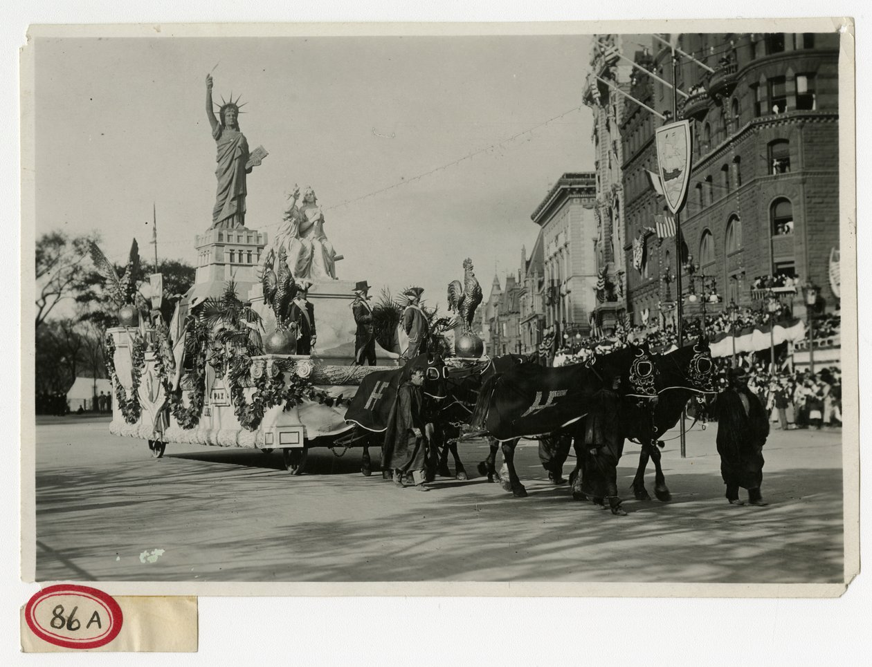 Historischer Paradewagen Nr. 53: Freiheitsstatue von Jessie Tarbox Beals
