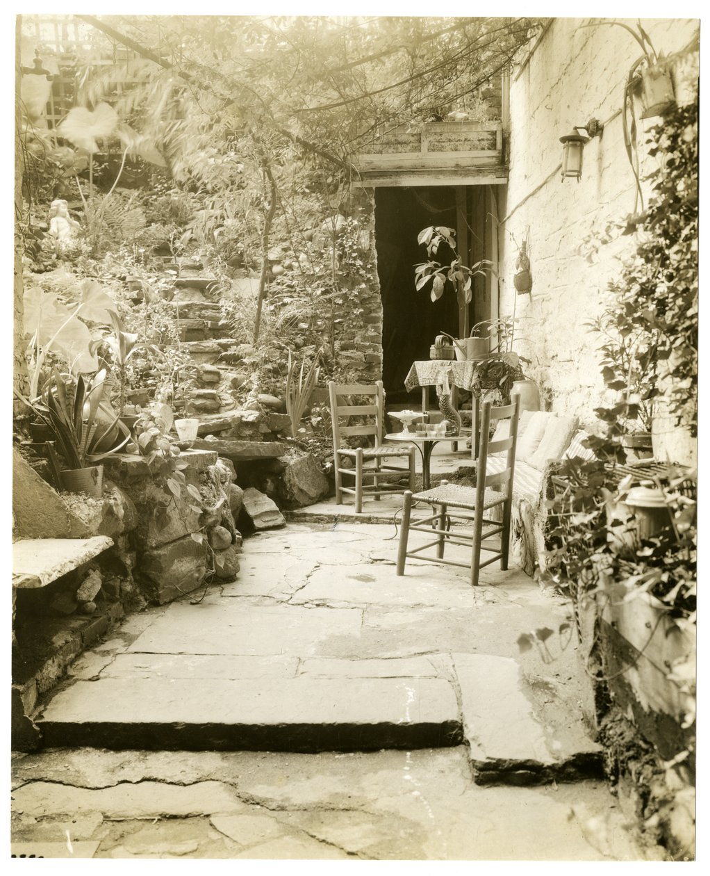 Haus von George & Mary Stonehill, Künstler, Greenwich Village, New York, USA, ca. 1936-37 von Jessie Tarbox Beals