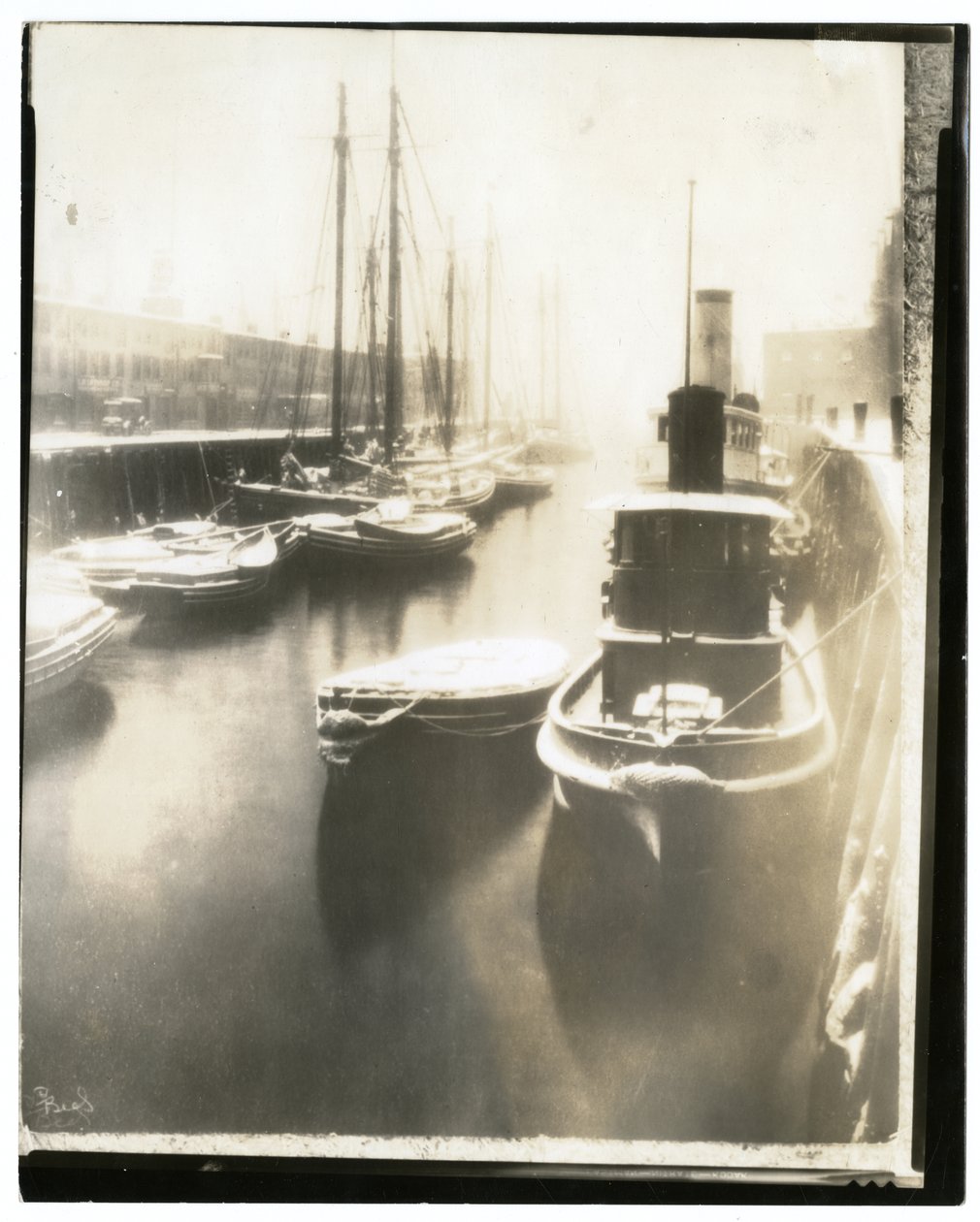 Old T Wharf, Boston, ca. 1902-10 von Jessie Tarbox Beals