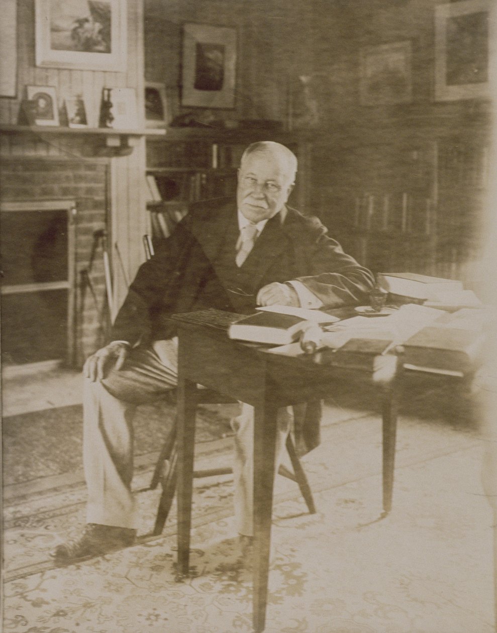 Porträt von William Dean Howells (1837-1920) 1918-20 von Jessie Tarbox Beals