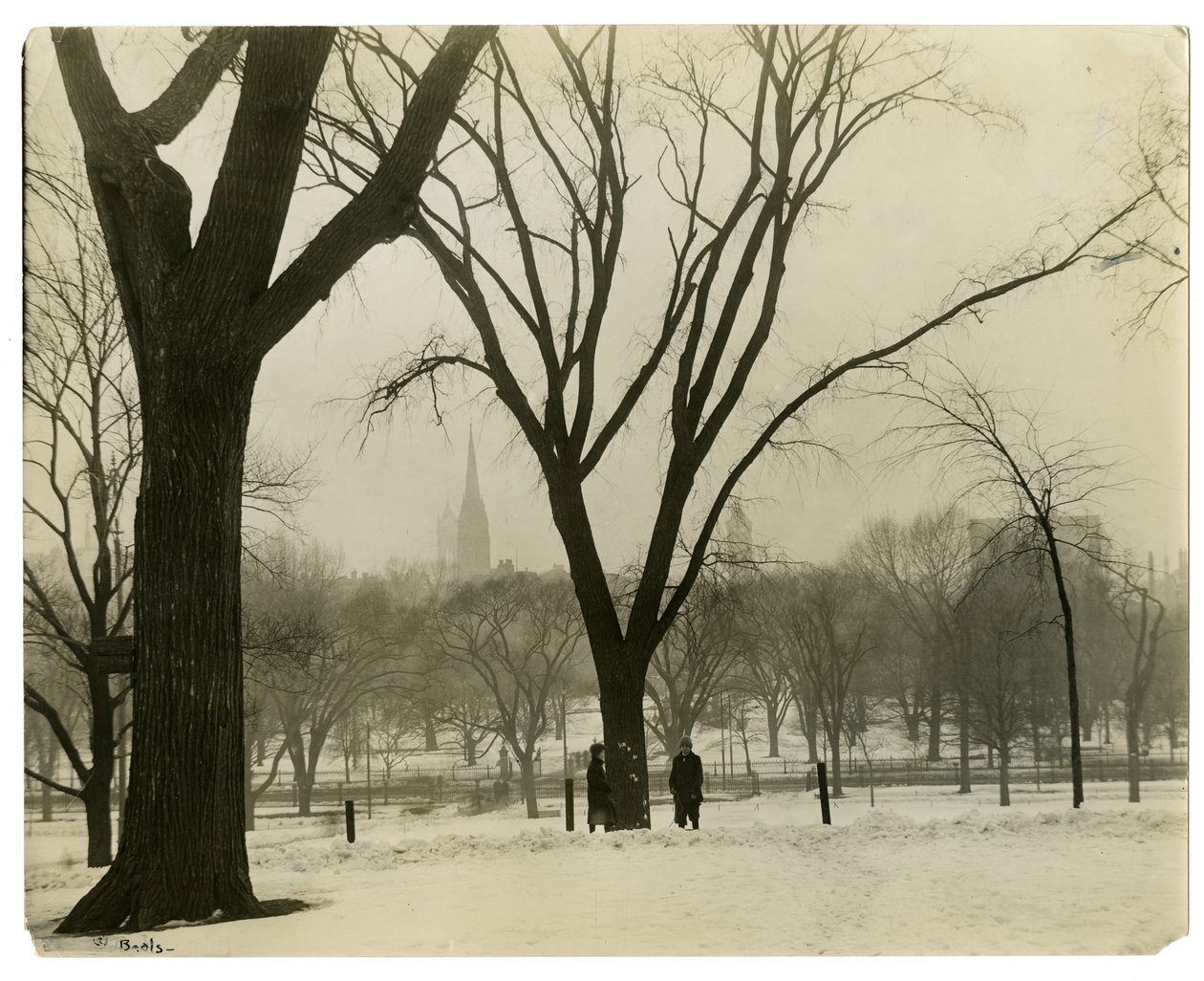 The Common, Boston, USA, ca. 1902-10 von Jessie Tarbox Beals