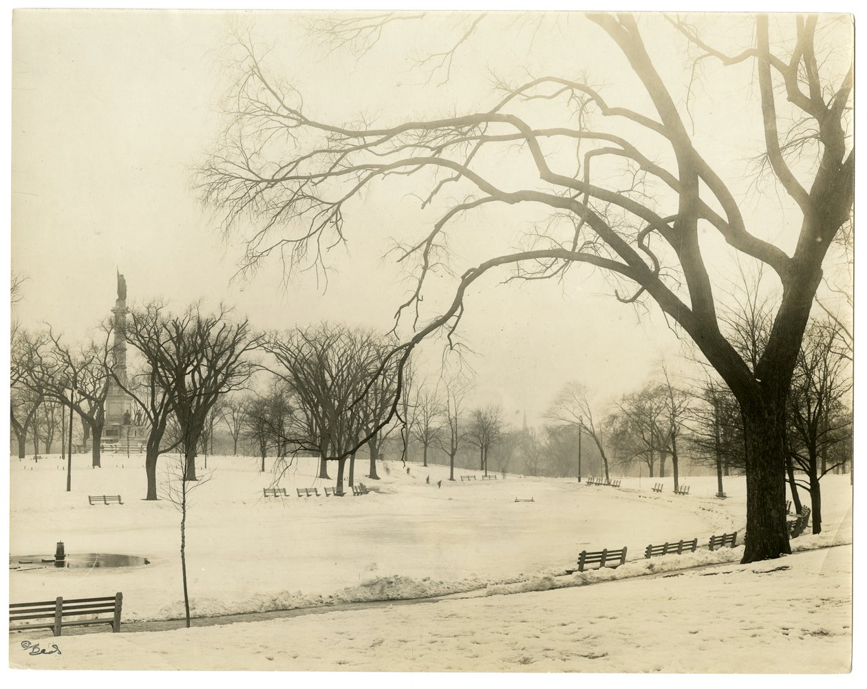 The Common, Boston, USA, ca. 1902-10 von Jessie Tarbox Beals