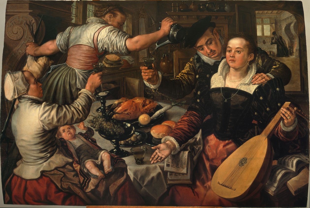Küchenszene mit Konzert von Joachim Beuckelaer