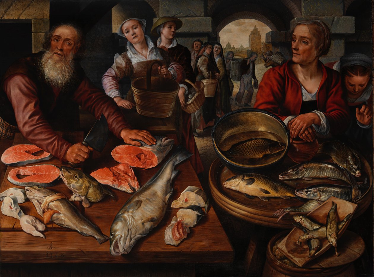 Fischmarkt, 1568 von Joachim Beuckelaer