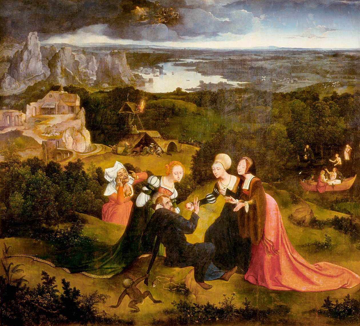 Die Versuchungen des heiligen Antonius von Joachim Patenier