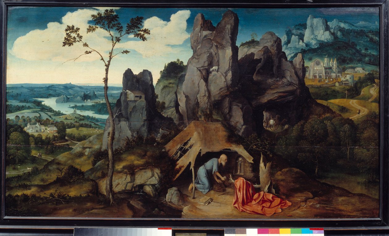 Heiliger Hieronymus in der Wüste von Joachim Patinir
