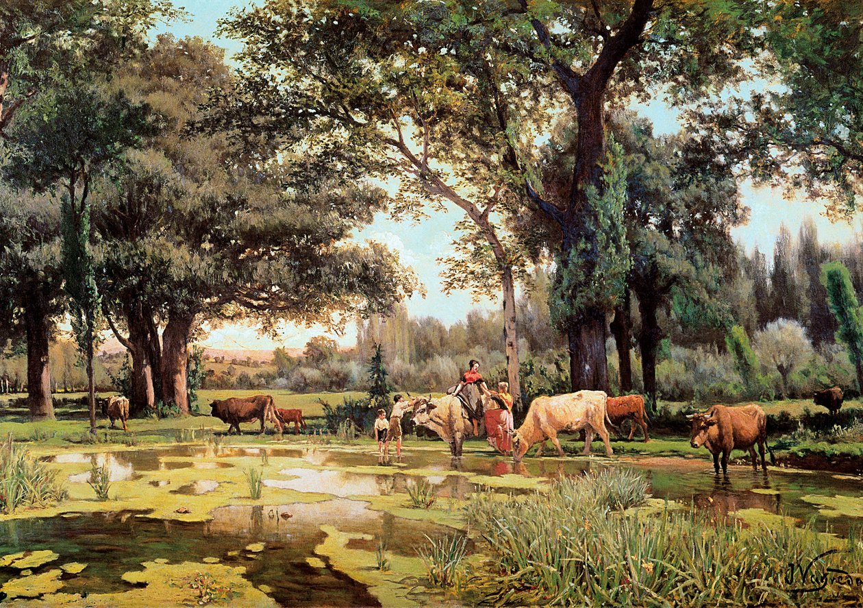 Sommer. Nationalmuseum für Kunst von Katalonien von Joachim Vayreda i Vila