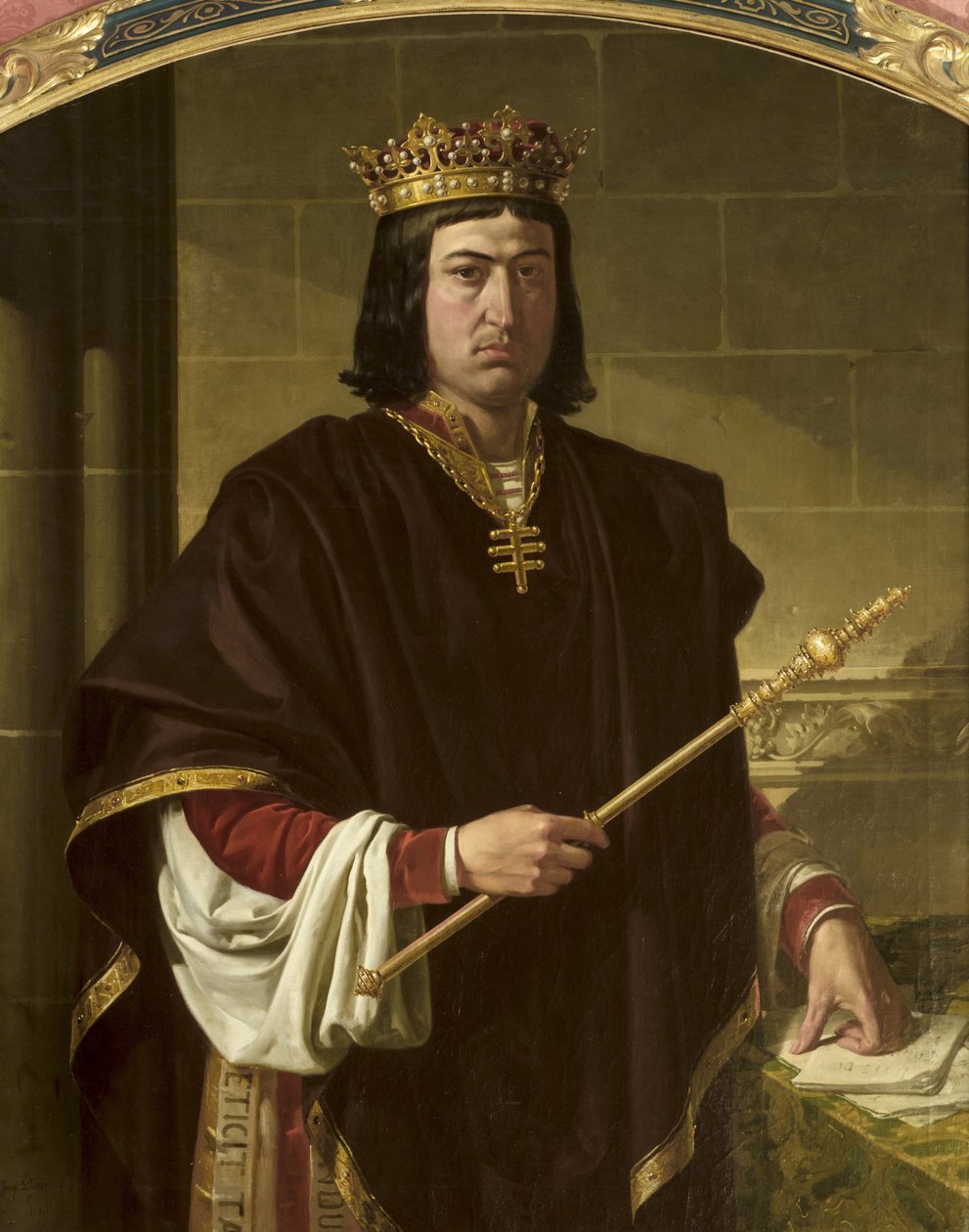 Porträt von König Ferdinand II. von Aragon von Joachin Dominguez Becquer