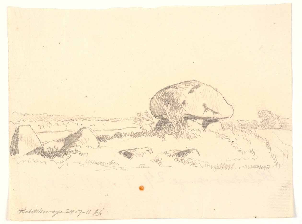Steinsetzung. Haldskovvænge von Joakim Frederik Skovgaard