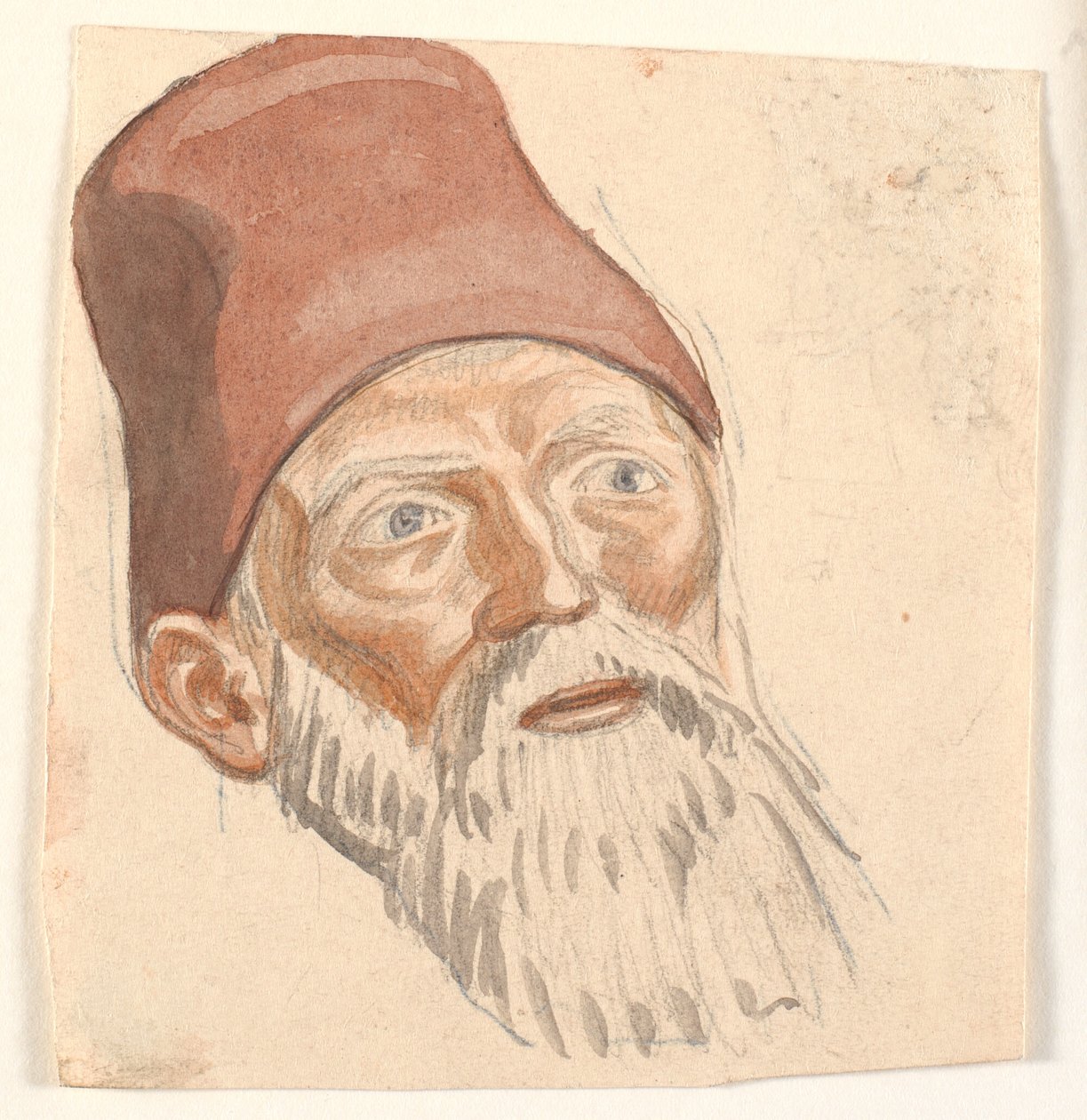 Studie eines bärtigen alten Mannes von Joakim Frederik Skovgaard