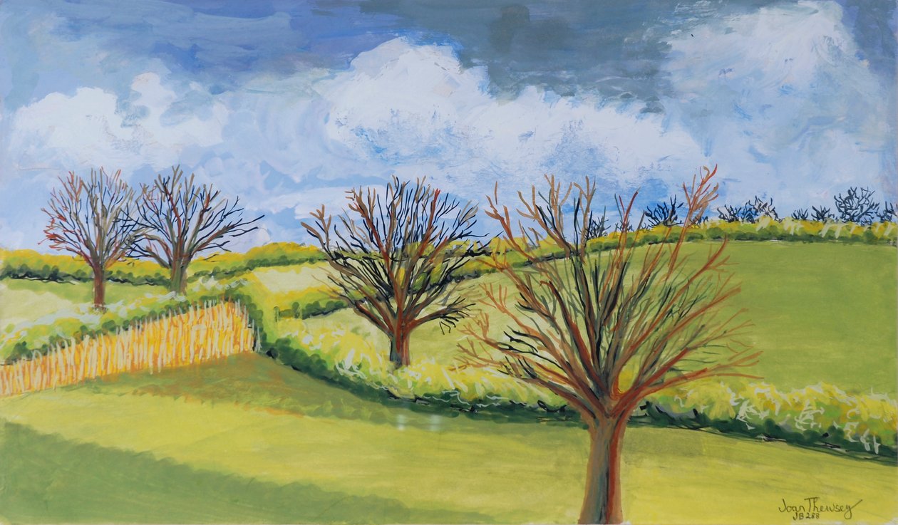 Frühlingshimmel in Suffolk von Joan Thewsey