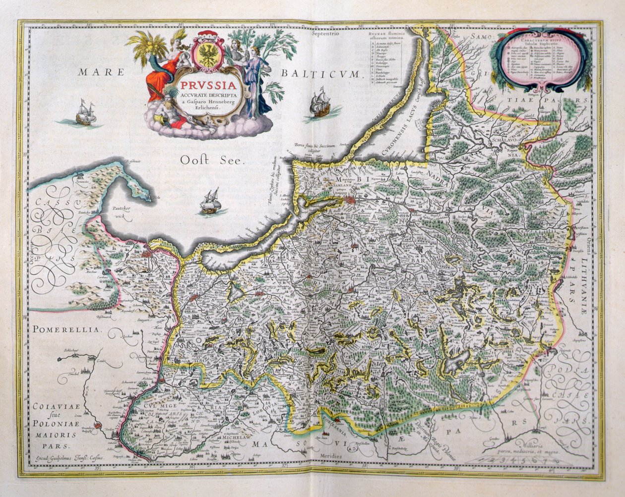 Karte von Ostpreußen aus 