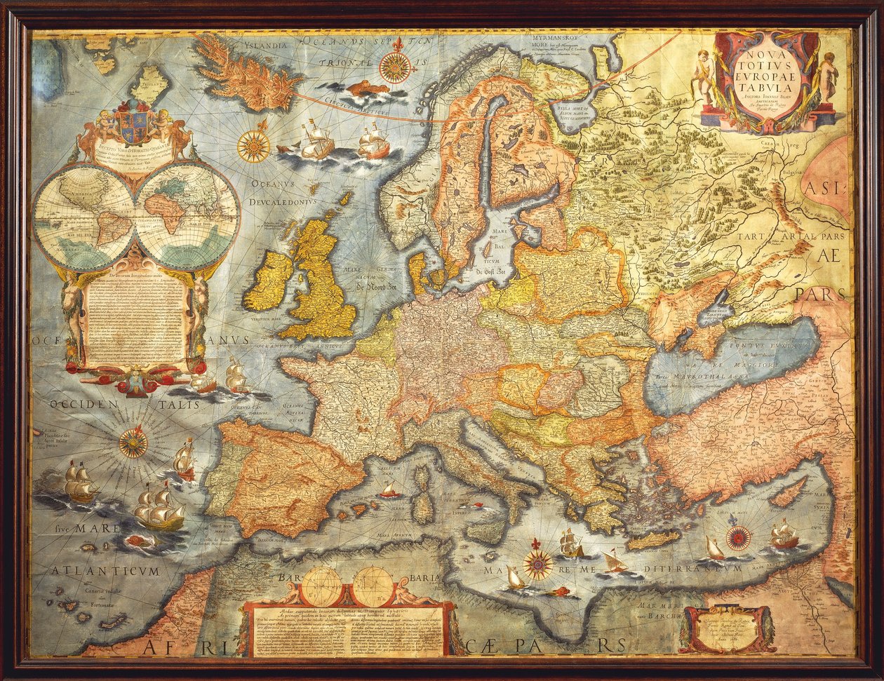 Karte von Europa 1686 von Joan Blaeu von Joan Blaeu