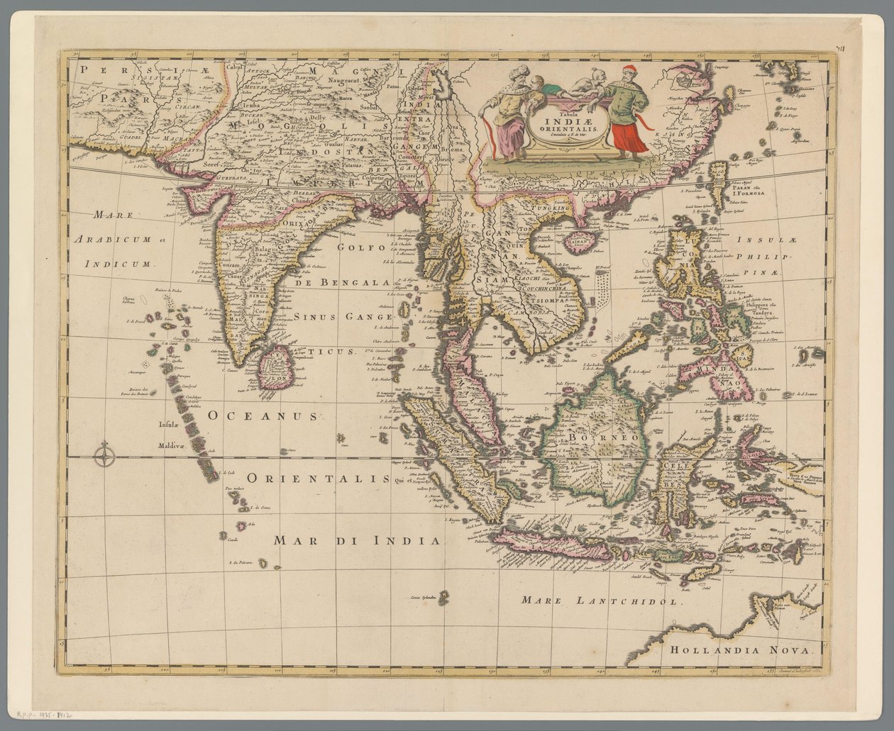 Karte von Indonesien von Joannes L