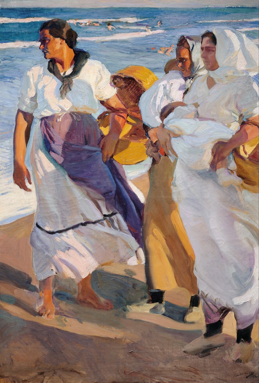 Fischerinnen aus Valencia von Joaquín Sorolla